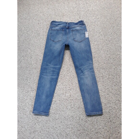 Buckle Vervet Women's High Rise Exposed Button Fly Ripped Distressed skinny 30 - Picture 4 of 5